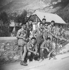 ECOLE D APPRENTISSAGE DE LA MARINE COLO  1959 DANS VALLEE DE LA DURANCE